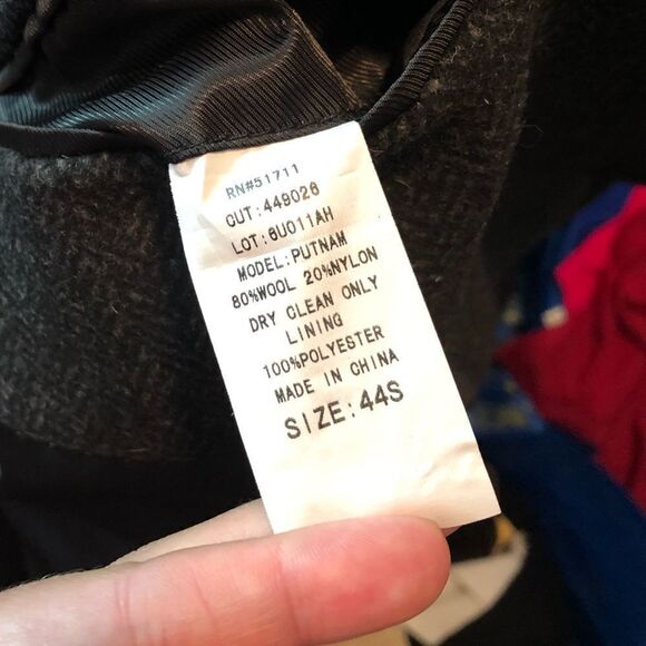 NWT! IZod wool blend coat. Size 44 short. - Picture 7 of 11